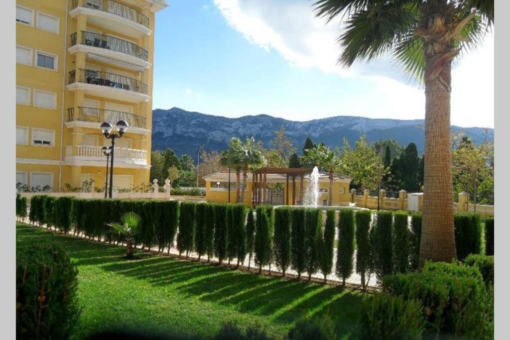 Lovely Apartment Denia, Piscina, Jacuzzi, Padel, Parking Exterior foto